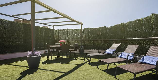 terraza de hotel ILUNION Auditori terraza de hoteles eixample barcelona